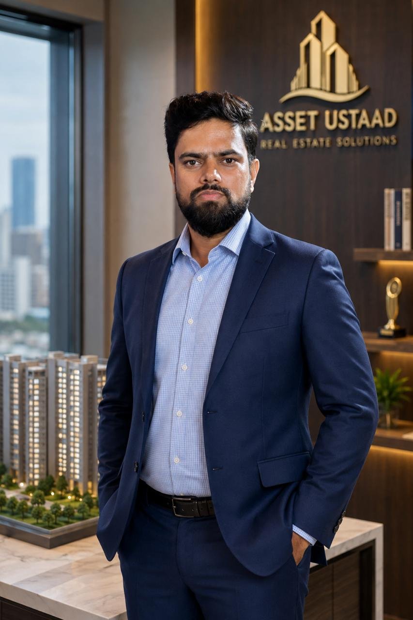 Varun Kumar Gupta at the Asset Ustaad real estate office